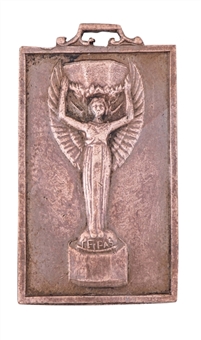 1930 Medal Awarded by the Uruguayan Football Association Board of Directors in 1930 to World Cup Champions Pedro Cea Made of Bronze